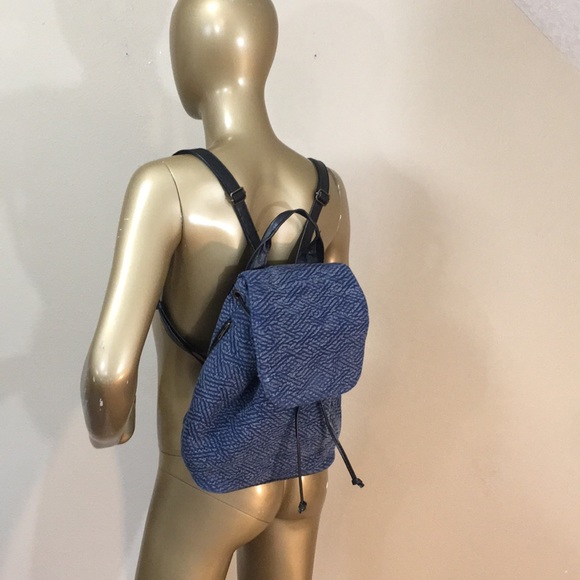 Ecote Handbags - Blue mini backpack by ECOTE